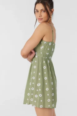 YAZZA EMBROIDERED GEO MINI DRESS