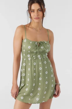 YAZZA EMBROIDERED GEO MINI DRESS