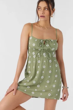 YAZZA EMBROIDERED GEO MINI DRESS