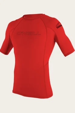 YOUTH BASIC SKINS 50+ S/S RASH GUARD