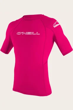 YOUTH BASIC SKINS 50+ S/S RASH GUARD