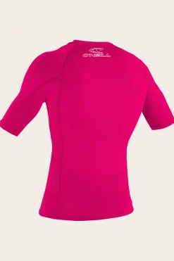 YOUTH BASIC SKINS 50+ S/S RASH GUARD