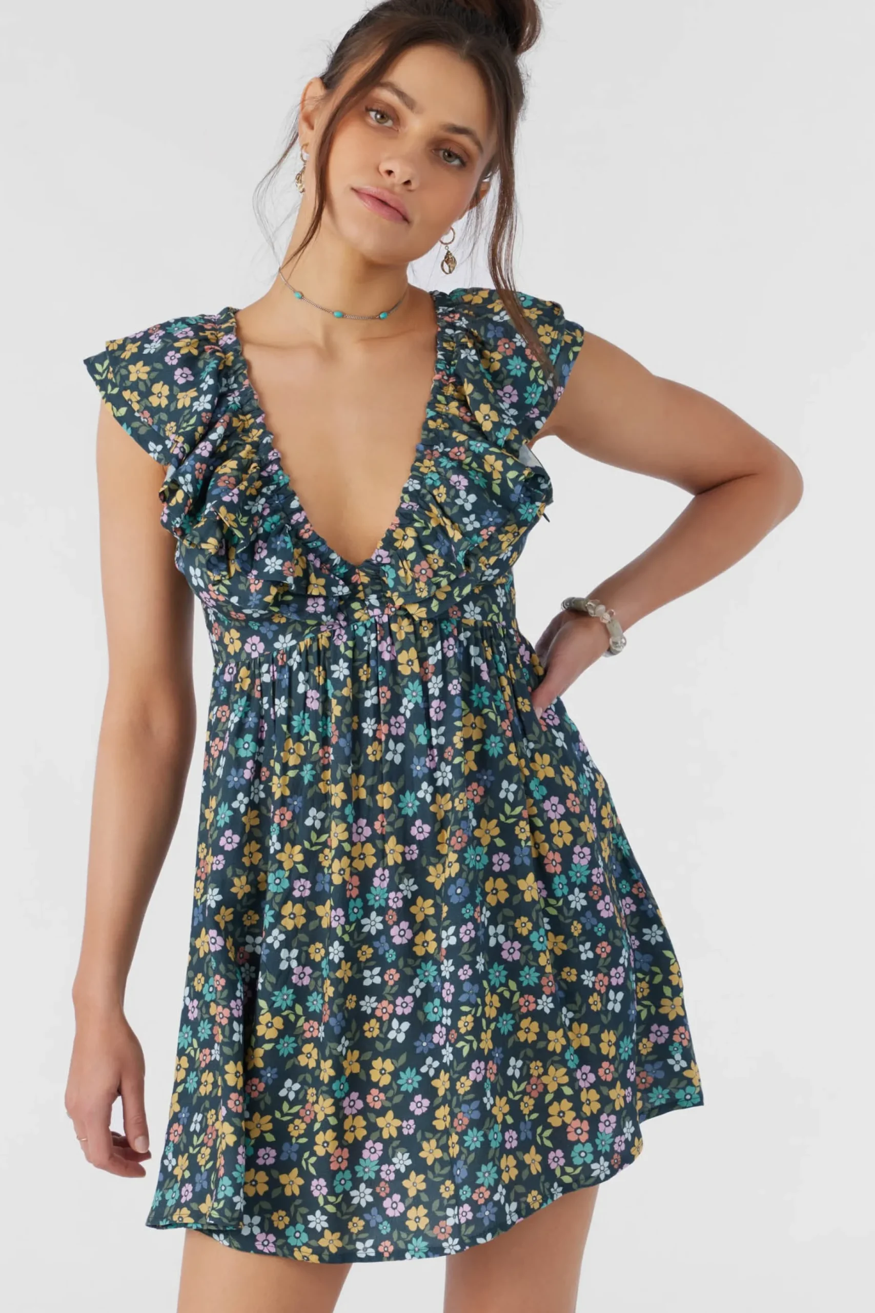 ZAINA LAYLA FLORAL DRESS