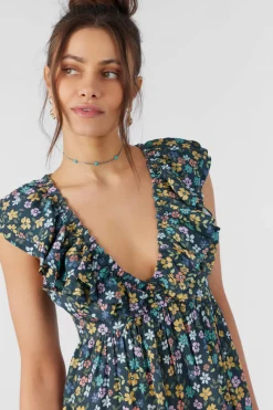 ZAINA LAYLA FLORAL DRESS
