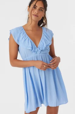 ZAINA SOLID SHORT DRESS